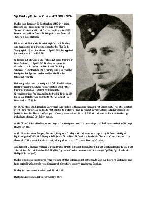 A preview of a PDF biography for Coates, Dudley Dobson